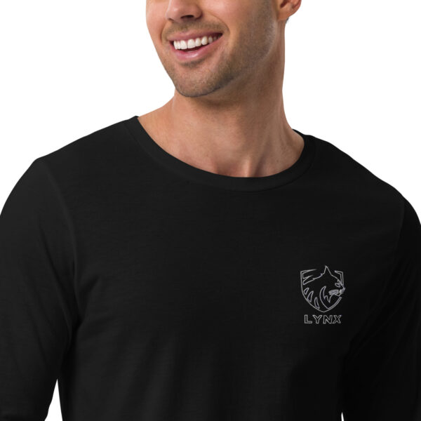 Langärmeliges Outline Style T-Shirt - Stick-Logo – Bild 11