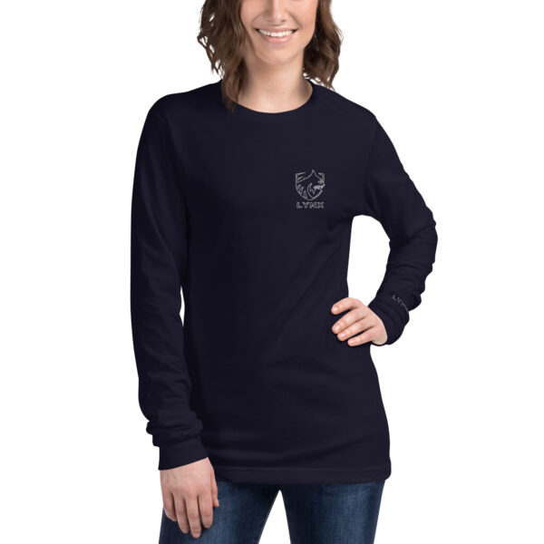 Langärmeliges Outline Style T-Shirt - Stick-Logo – Bild 18