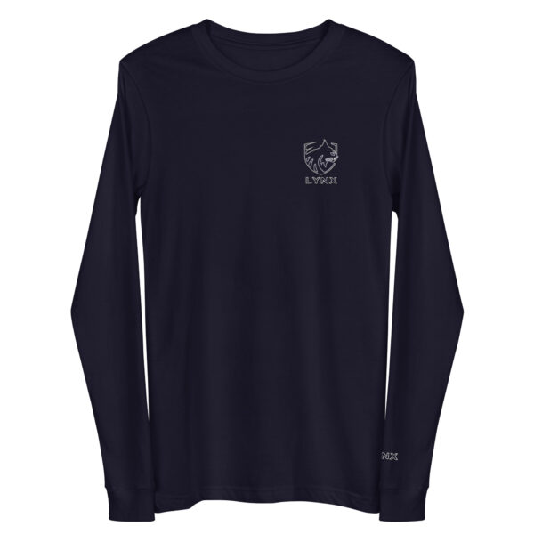 Langärmeliges Outline Style T-Shirt - Stick-Logo – Bild 19