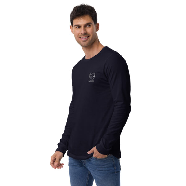 Langärmeliges Outline Style T-Shirt - Stick-Logo – Bild 12