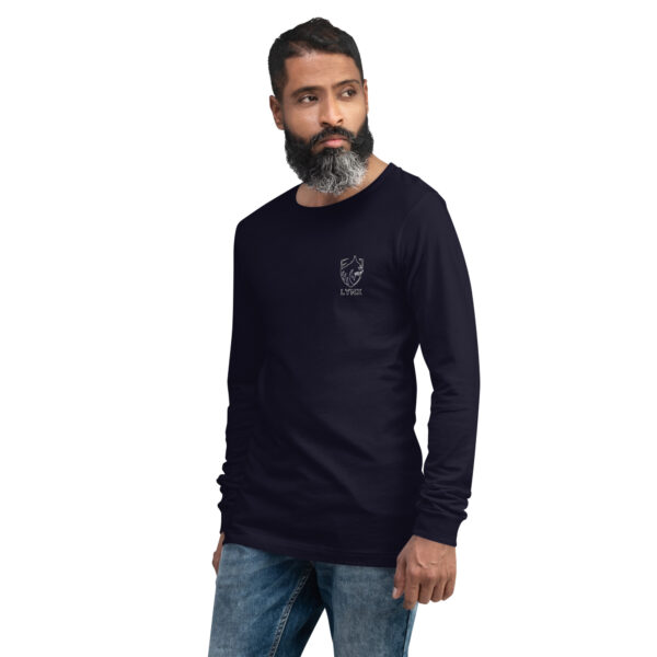 Langärmeliges Outline Style T-Shirt - Stick-Logo – Bild 13