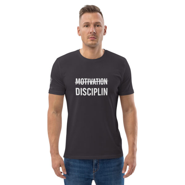 Disciplin kills Motivation - Unisex-Bio-Baumwoll-T-Shirt – Bild 2