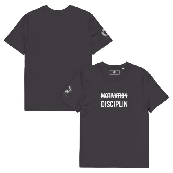 Disciplin kills Motivation - Unisex-Bio-Baumwoll-T-Shirt – Bild 85