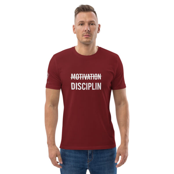Disciplin kills Motivation - Unisex-Bio-Baumwoll-T-Shirt – Bild 48