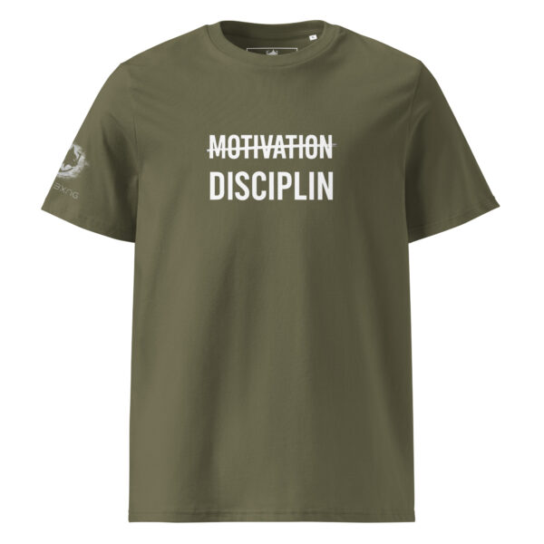 Disciplin kills Motivation - Unisex-Bio-Baumwoll-T-Shirt