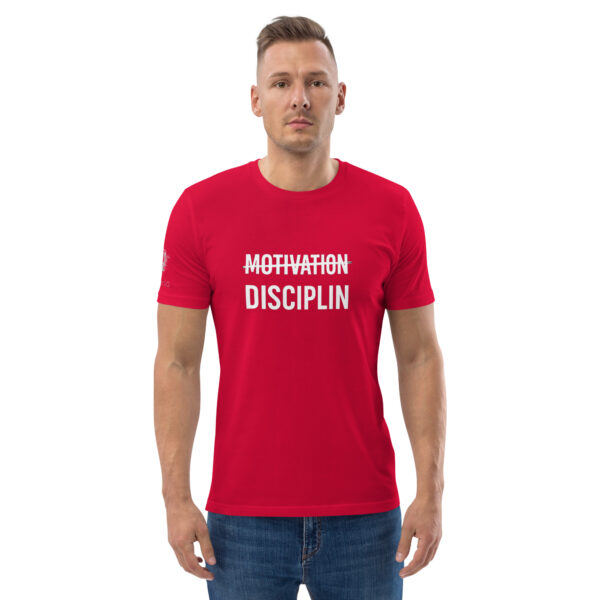 Disciplin kills Motivation - Unisex-Bio-Baumwoll-T-Shirt – Bild 10