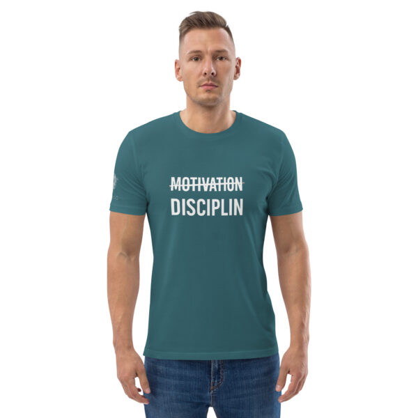 Disciplin kills Motivation - Unisex-Bio-Baumwoll-T-Shirt – Bild 33