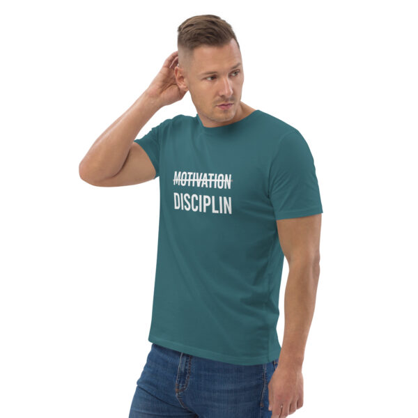 Disciplin kills Motivation - Unisex-Bio-Baumwoll-T-Shirt – Bild 29