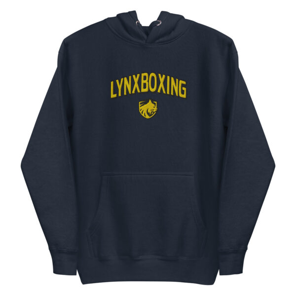 LYNXBOXING - Gold-Stick-Logo - Hoodie – Bild 6