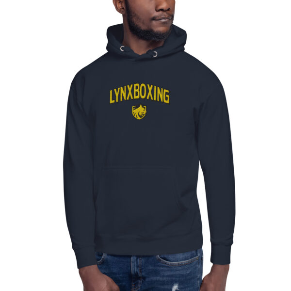 LYNXBOXING - Gold-Stick-Logo - Hoodie – Bild 8