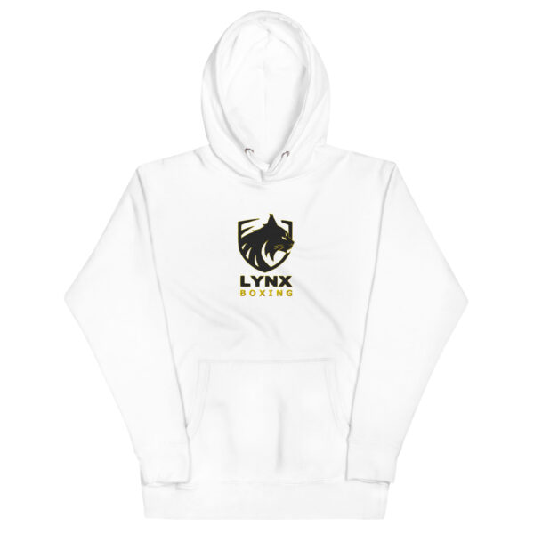 Classic LYNX Hoodie White - Stick-Logo – Bild 12