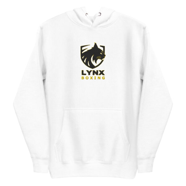 Classic LYNX Hoodie White - Stick-Logo – Bild 15