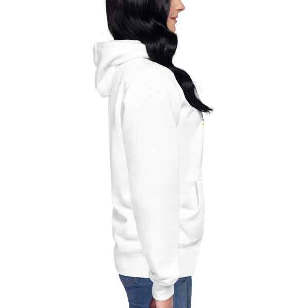 Classic LYNX Hoodie White - Stick-Logo – Bild 2