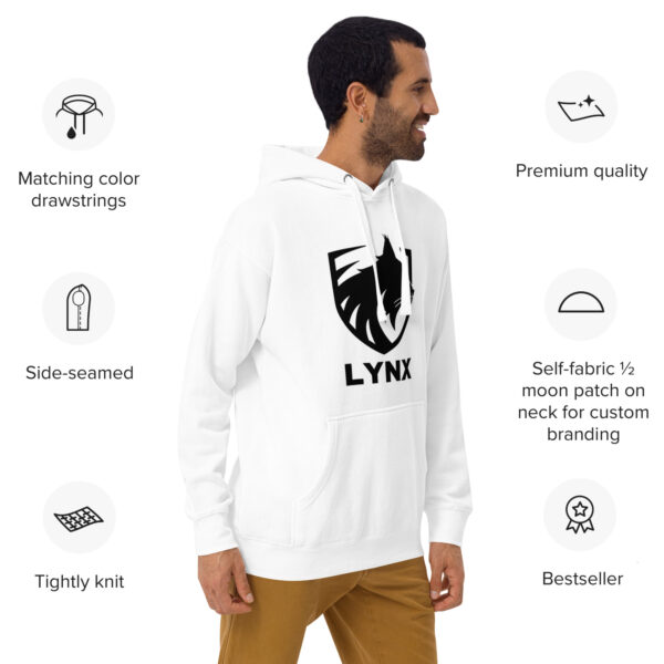 Classic LYNX Hoodie - Print-Logo – Bild 6