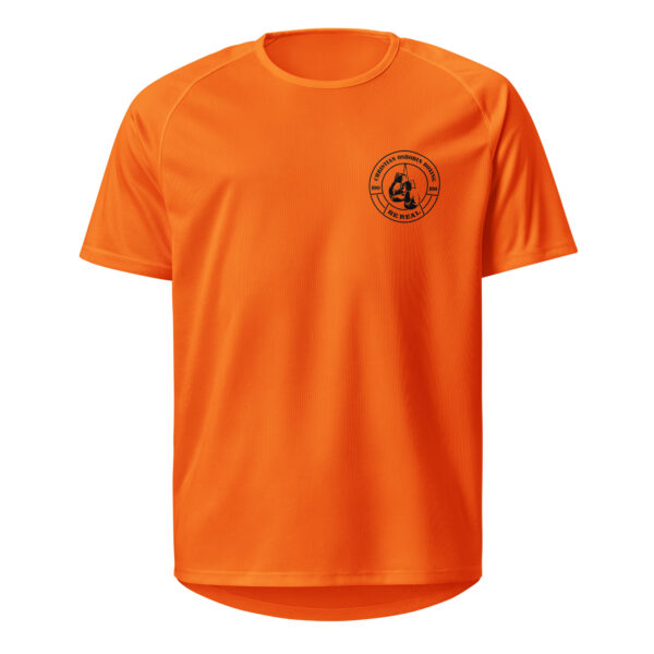 BE REAL Christian Oshodin Brand – Trainings-Shirt Jersey – black big Logo – Bild 5