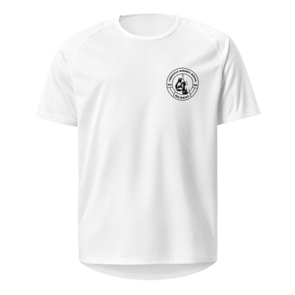 BE REAL Christian Oshodin Brand – Trainings-Shirt Jersey – black big Logo – Bild 9
