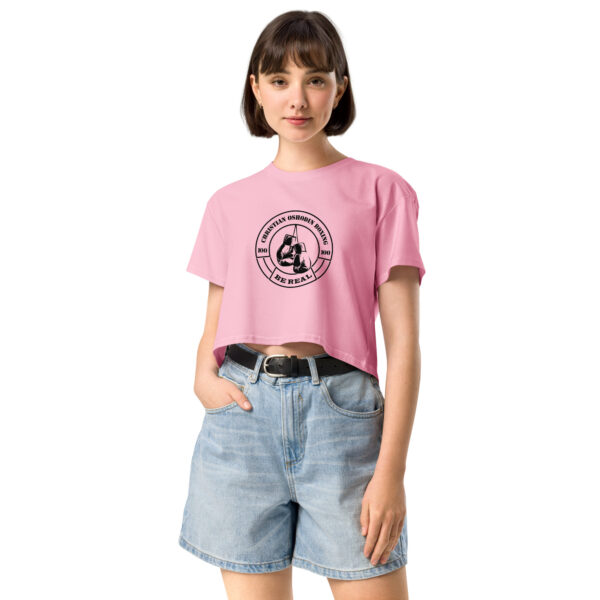 Crop Top – Christian Oshodin Brand – black Print-Logo – Bild 41