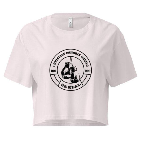 Crop Top – Christian Oshodin Brand – black Print-Logo – Bild 21