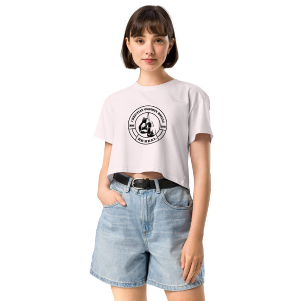 Crop Top – Christian Oshodin Brand – black Print-Logo – Bild 47
