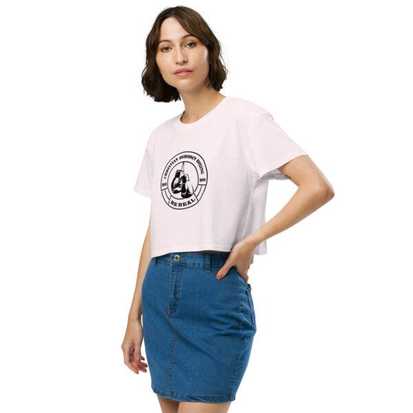 Crop Top – Christian Oshodin Brand – black Print-Logo – Bild 19